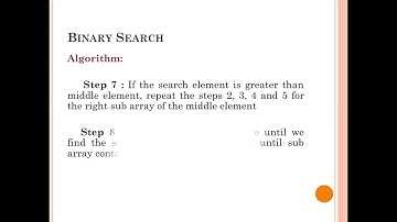 Data Structures - Binary Search by Deeba Kannan