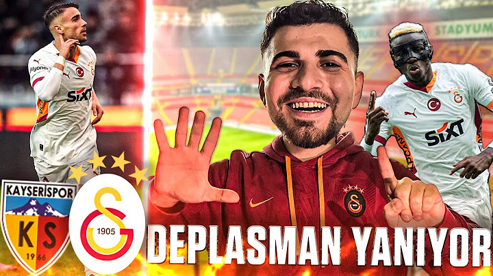 KAYSERİ DEPLASMANI YIKILIYOR MÜTHİŞ GÖRÜNTÜLER | Kayserispor 1-5 Galatasaray Stad Vlog