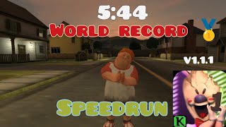 Ice Scream 1 - V1.1.1, world record (5:44), speedrun