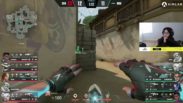 Kyedae's No Reaction To TenZ's 2 Insane Kills