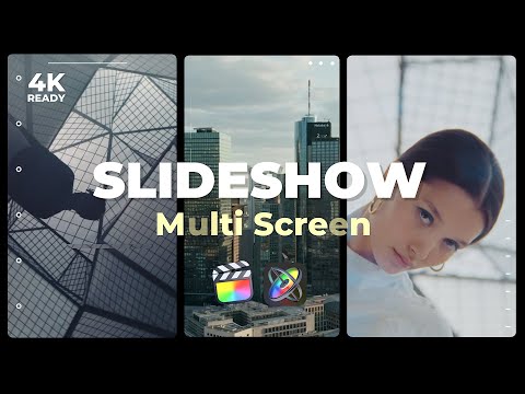 Multi Screen Slideshow - FCP & Motion 5 template