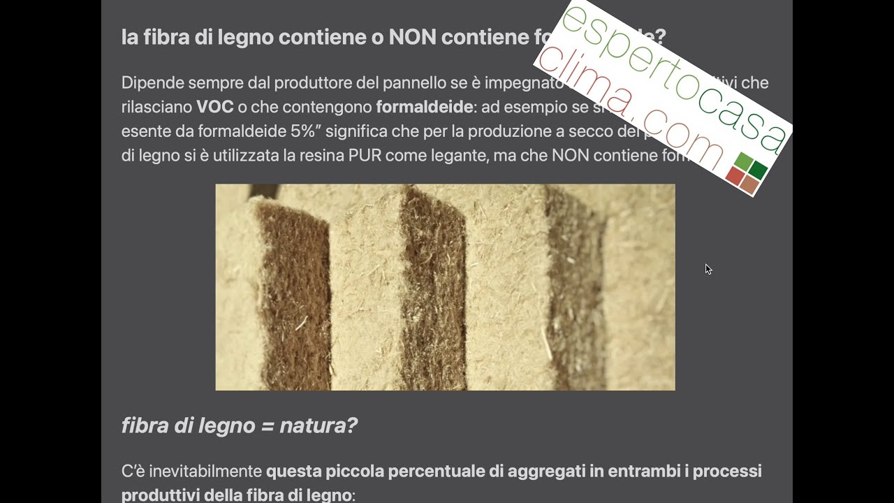 107# Isolamento interno con fibra di legno = natura?