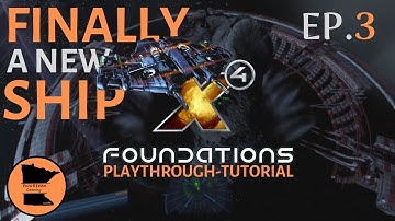 X4 Foundations - Play Through / Tutorial ( ship costumization, data leak repair mission and more  )