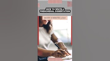 How to Write a Phenomenal Dissertation in Just 10 Minutes a Day | WritersER.com