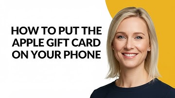 HOW TO PUT THE APPLE GIFT CARD ON YOUR PHONE - Julia