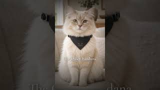 Cat bandana collar: now your cat can match