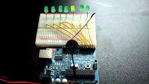 Arduino - The Imperial March in RTTL whit Notes LED