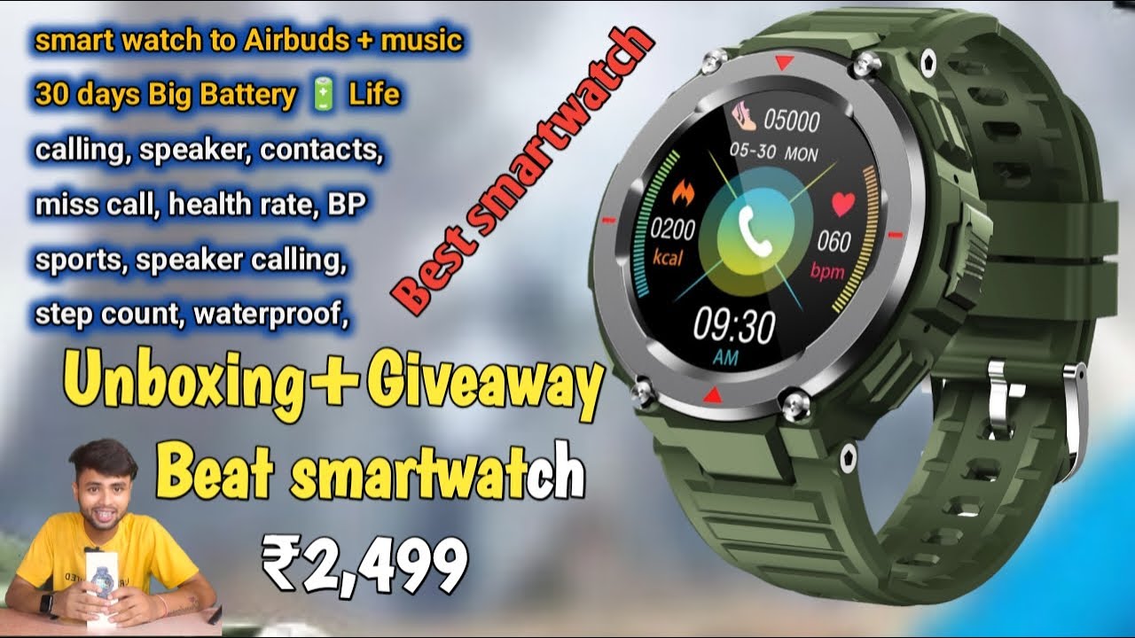 best smartwatch under 2500 Unboxing & Review [Giveaway] REJUVENATE