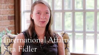 Lewis & Clark's Scholars: International Affairs major Sita Fidler