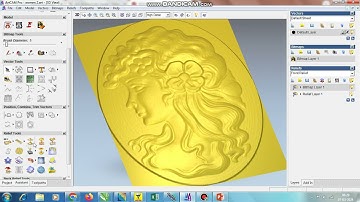 How to Create Photo/Grayscale Image to 3D Artcam Relief File. Free file Download link in description