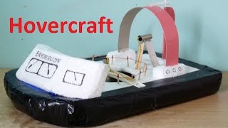 How to make a mini hovercraft at home