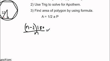 Video Area of Regular Polygons Part 2