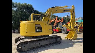 Used Komatsu PC128US-8 Excavator With Hydraulic Thumb by Used Construction Machinery 154 views 2 years ago 2 minutes, 25 seconds