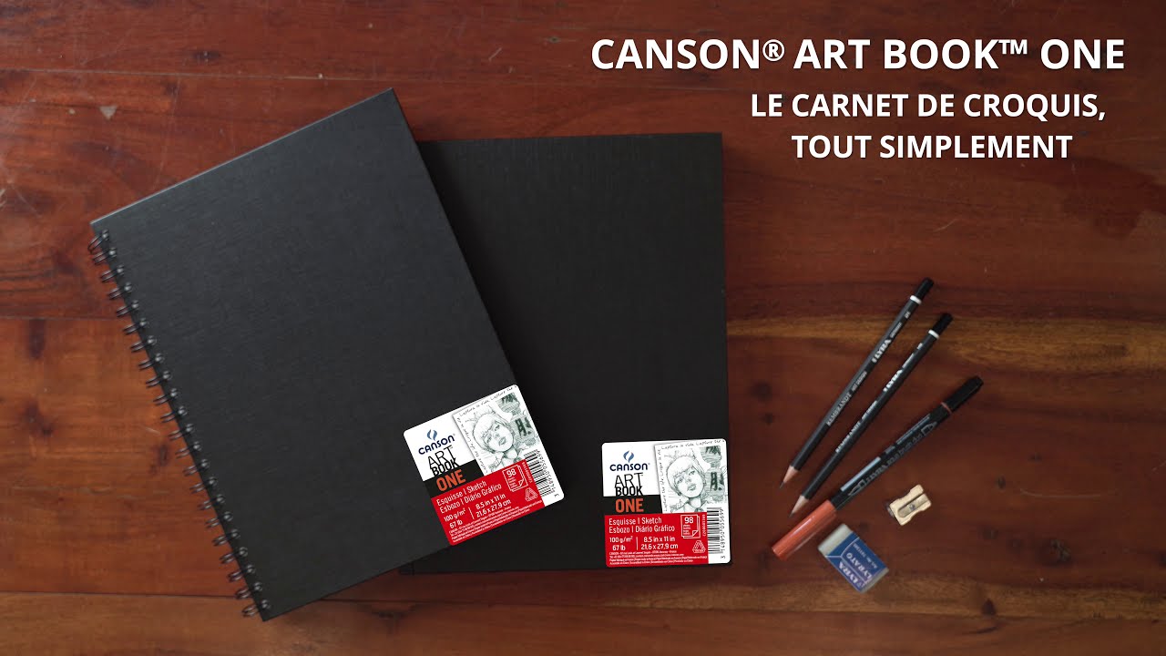 Caderno de Desenho Canson Art Book One 100g A6 100 Páginas