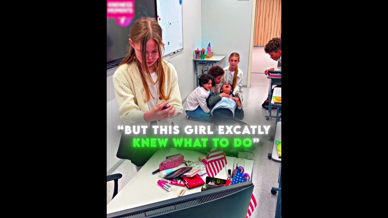 Brave Student Saves Teacher During Classroom Emergency ❤️‍🩹