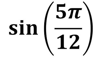 sin(5pi/12)