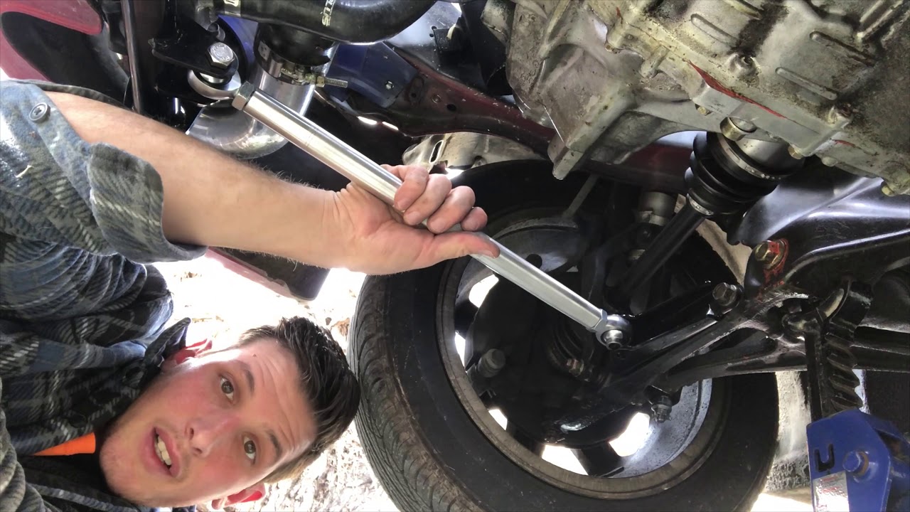 KTuned traction bar install YouTube