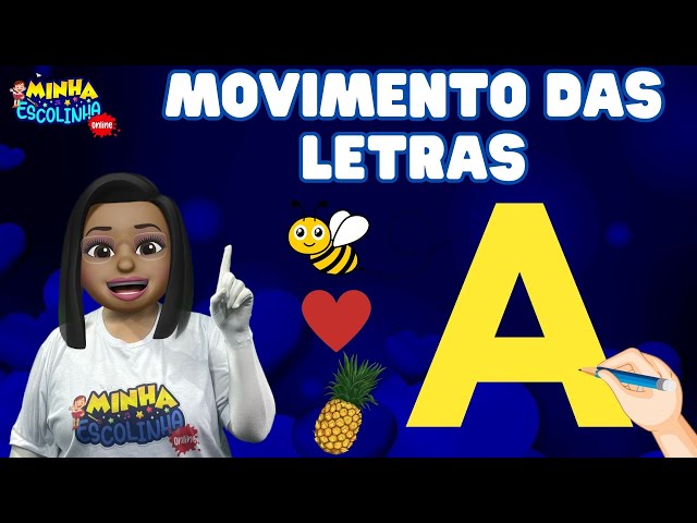 Letra A  G5 - Educação Infantil - Videos Educativos - Atividades para Crianças