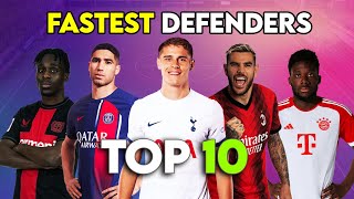Top 10 Fastest Defenders in Football 2024 – HD