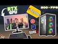 50,000/- Rs Intel Gaming PC Build🔥 With RTX GPU! &amp; Monitor ⚡️ Gaming &amp; Editing Test
