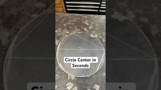 The Fastest Way to Find the Center of a Circle Using Simple Geometry