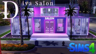 The Sims 4 | My Very First Commission | Build | DIVA SALON | Slide Show