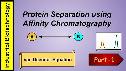 Protein separation using Affinity Chromatography calculations Part-1 | Downstream Processing
