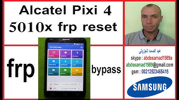 Alcatel Pixi 4 5010x frp reset remove google account
