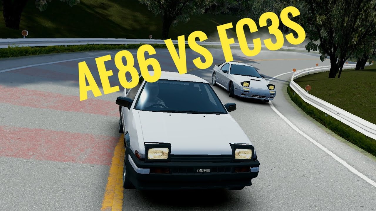 Ryosuke vs Takumi | AE86 and FC3S