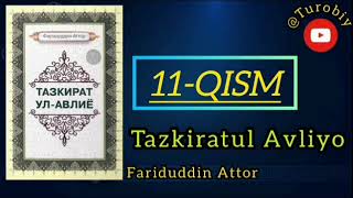 11-qism. Tazkiratul Avliyo. Bibi Robiya Adaviya. @turobiy