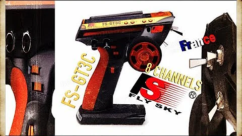 FLY SKY FS-GT3C 8 CHANNELS, Unboxing and Review, Cross RC Engine Sound