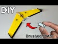 Make rc flying wing with brushed motor rcplane aeroplane