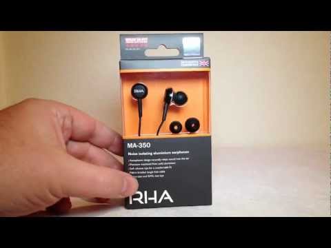 RHA MA350 Earphones Review