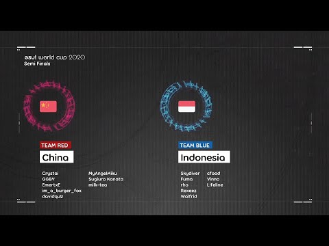 China VS Indonesia | Semifinals | osu! World Cup 2020