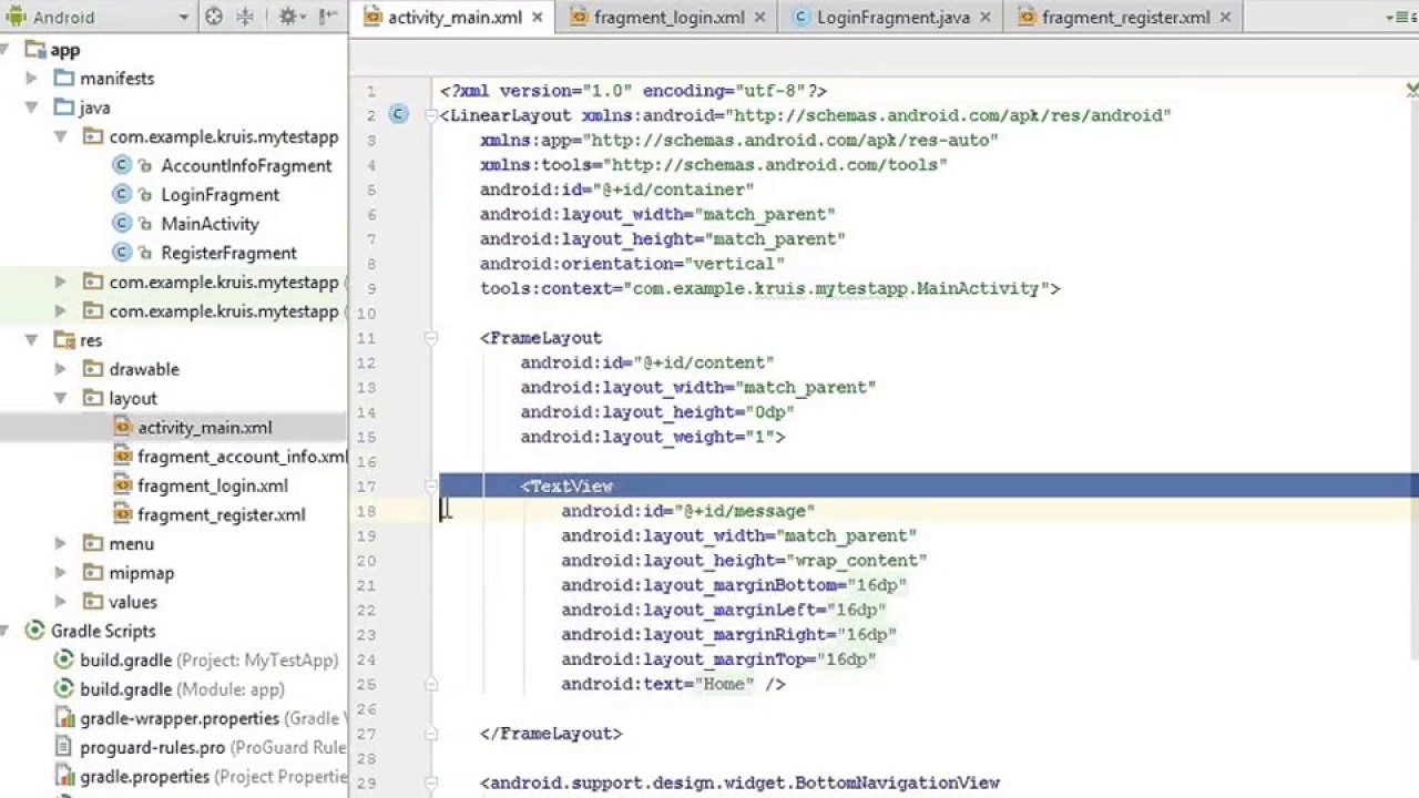 03 Android Studio App Building Adding Fragments with Navigation video editing software free