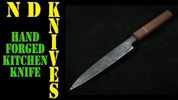 Grinding Thinner - Hand Forged Kitchen Knife Part 2