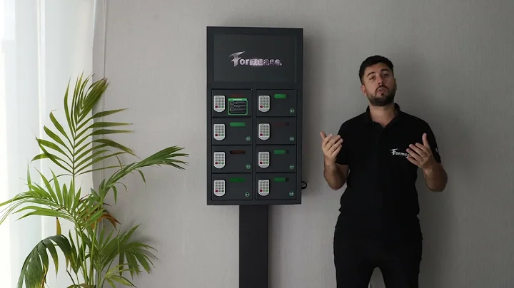 Formcase LCD 8-Bay Mobile Phone Charging Locker for your Events (Only in UAE) (English-Version)