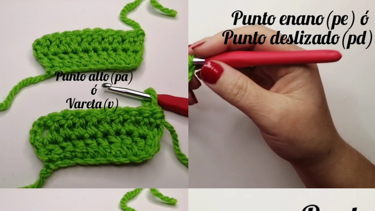 Punto alto crochet