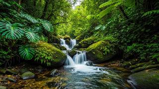 River Flowing Birds Chirping Natural Forest Sounds For Sleeping Relaxation And Mental Clarity