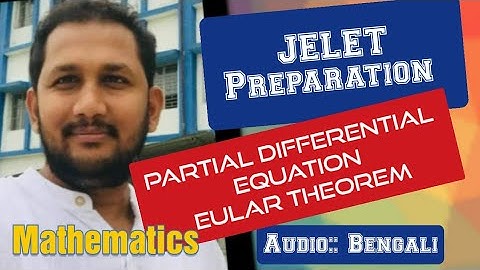 Partial Differential Equations in mathematics| Eular theorem #mathematics