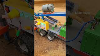 DIY Tractor Mini Borewell Drilling Machine | Hydraulic Powered | Motor Water Pump | Science Project