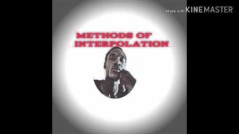 The Methods of interpolation of contours