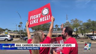 National Association of Letter Carriers protest nationwide to protect USPS jobs