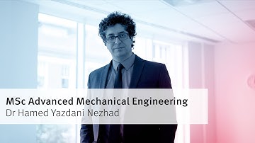 Meet Dr Hamed Yazdani Nezhad, Programme Director of MSc Advanced Mechanical Engineering at City