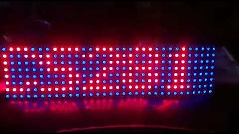 PIC Micro controls an LED Matrix