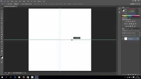Photoshop Tutorial: How To Get/Use Grid Lines