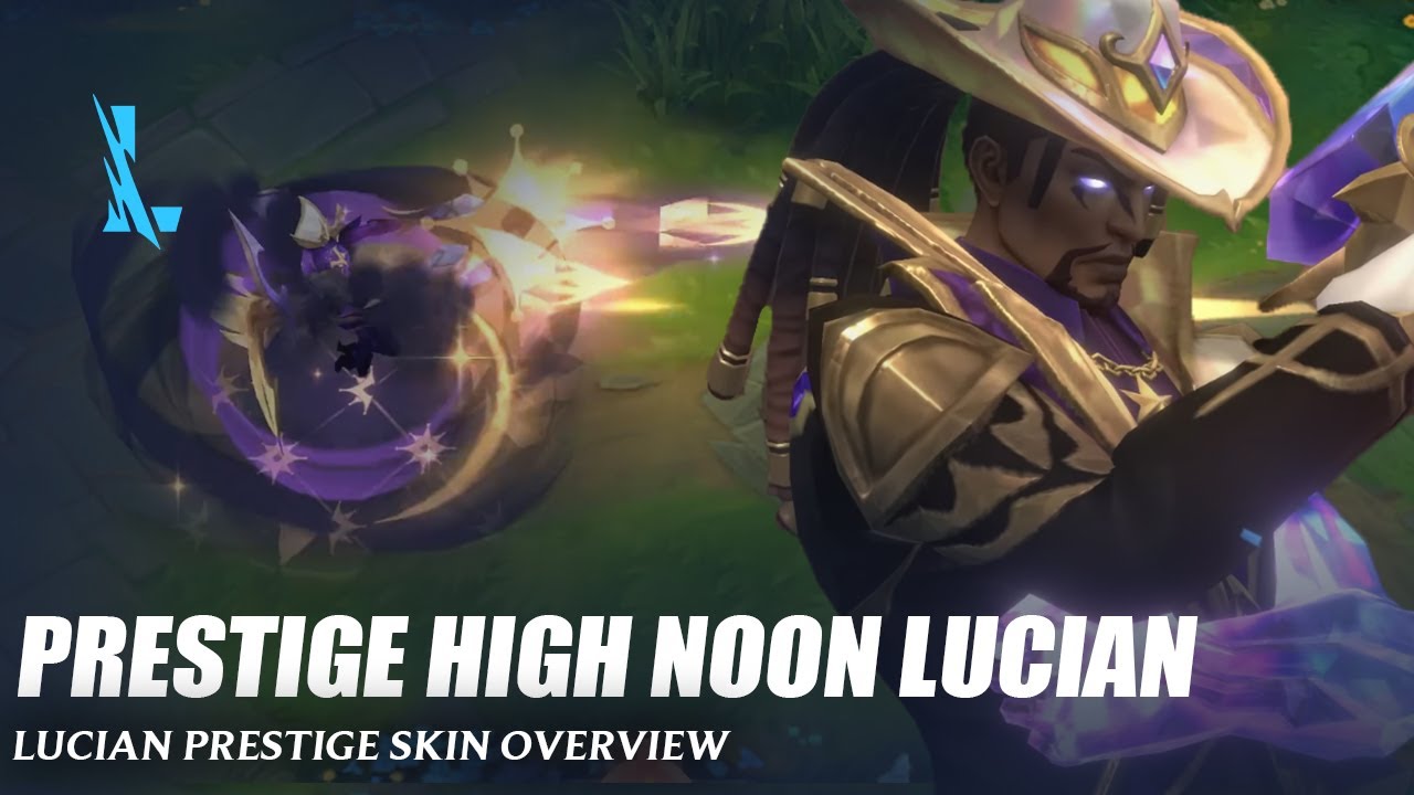 Presige High Noon Lucian - Wild Rift Presige High Noon Lucian - Wild Rift