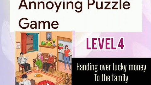 #annoying #puzzlegame #level4 #handing over lucky money to the family #gameplay