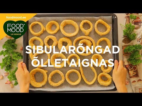 Video: Kuidas Süüa Sibularõngaid