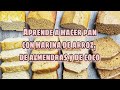 Aprende a hacer pan con harina de arroz, de almendras y de coco